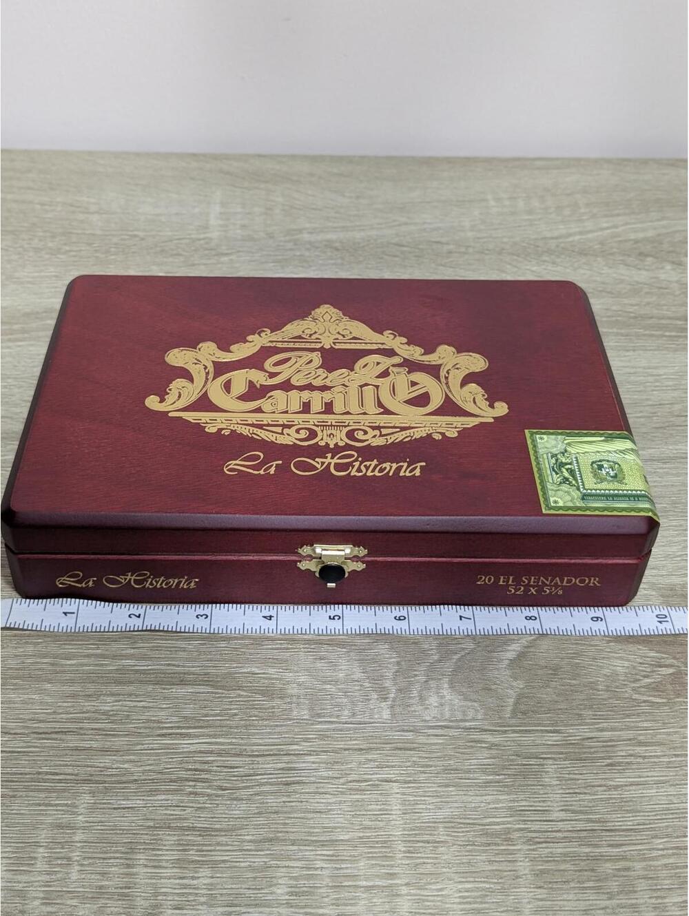 Don Camillo La Historia Wooden Cigar Box